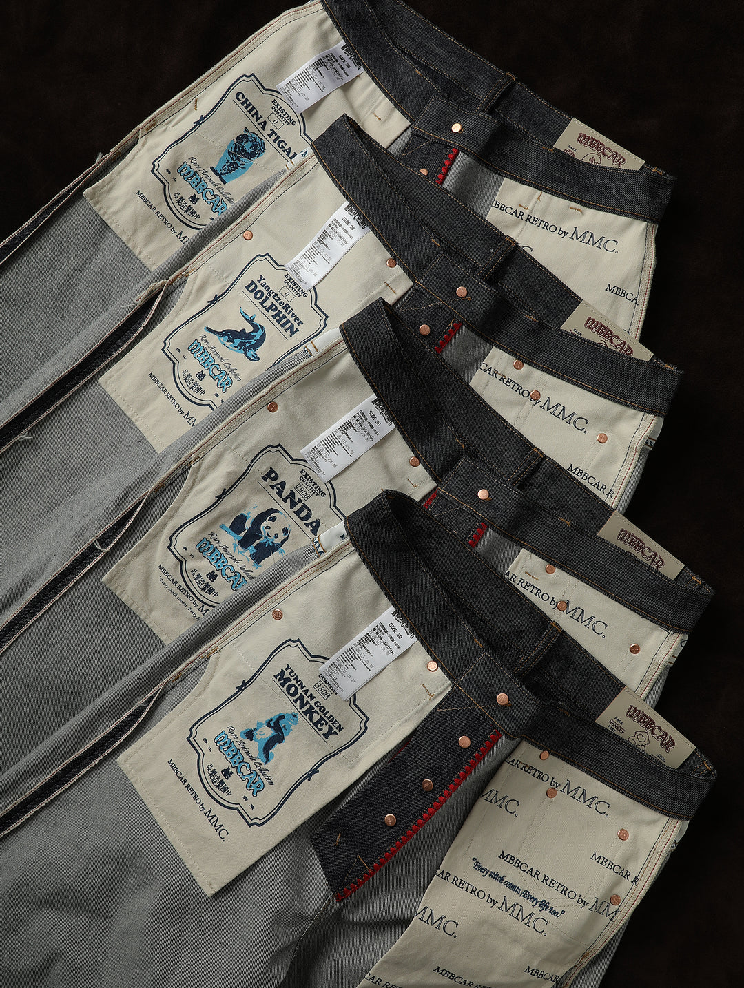 ANIMAL Baiji Dolphin Flared Selvedge Denim jeans
