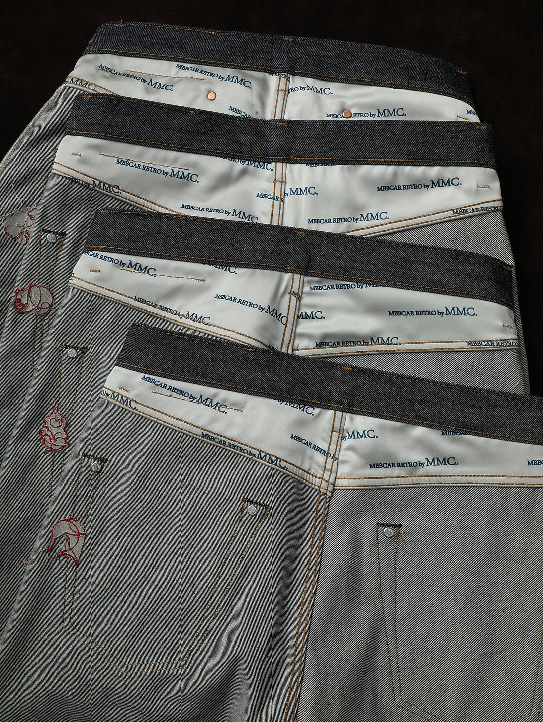 ANIMAL Baiji Dolphin Flared Selvedge Denim jeans