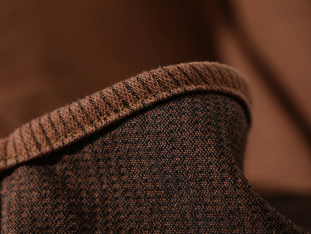 Western Series Paisley Print Rivet Yarn-Dyed Shirt