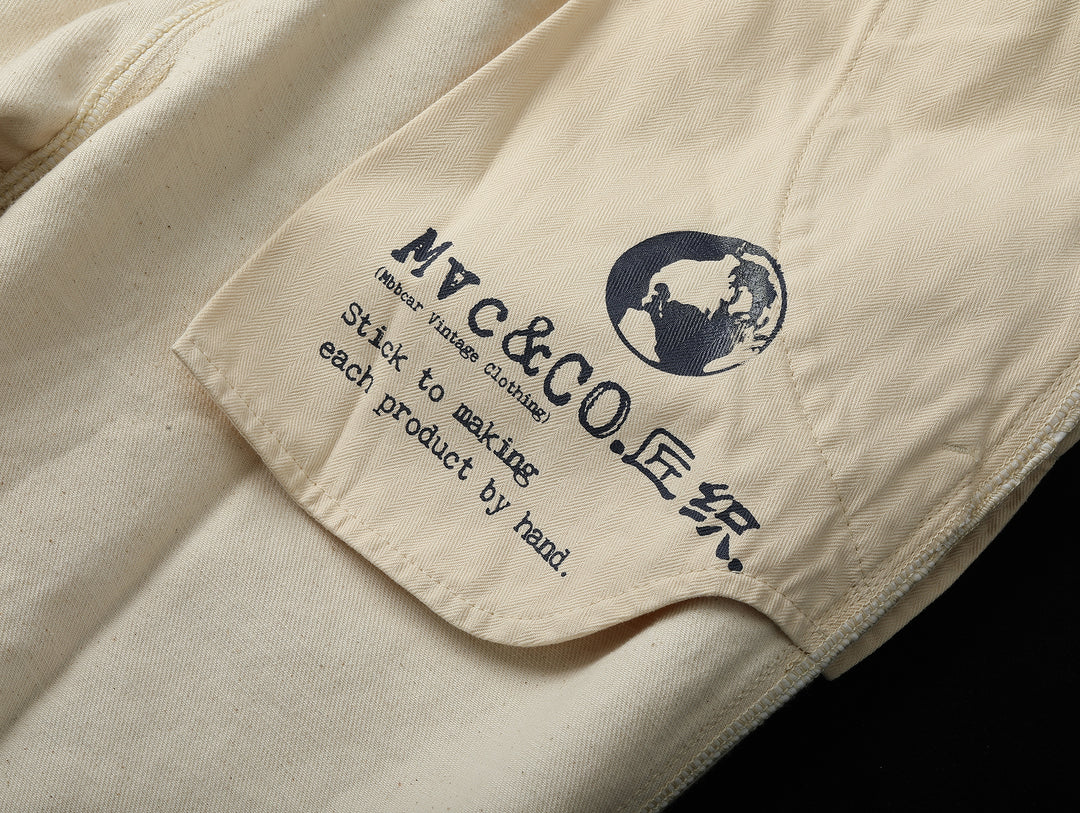 White Selvedge Denim Work jeans