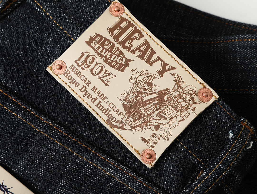 19.5OZ Heavyweight Series 702 Tapered jeans-Raw