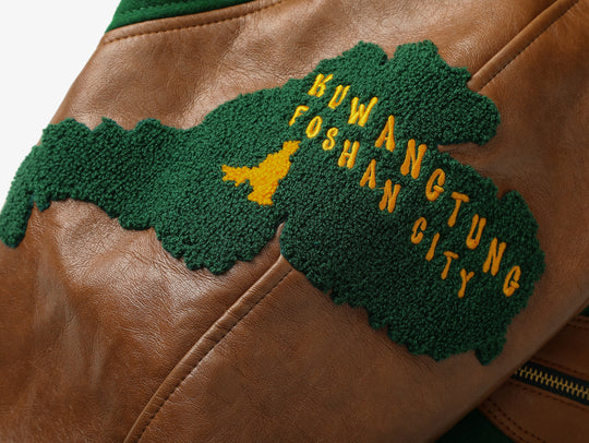 Ivy Style Wool Blend Baseball Jacket