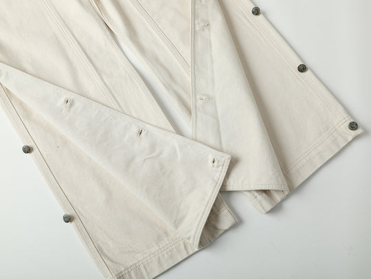 Western Series 14OZ White Denim Spur jeans