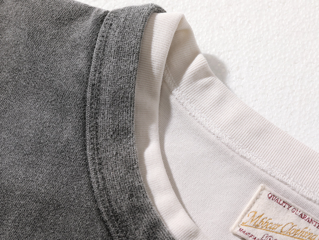 Mock Two-piece T-shirt