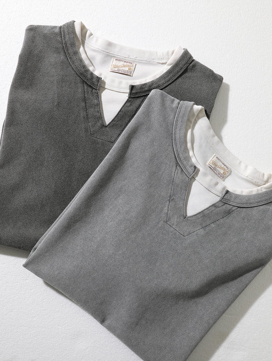 Mock Two-piece T-shirt