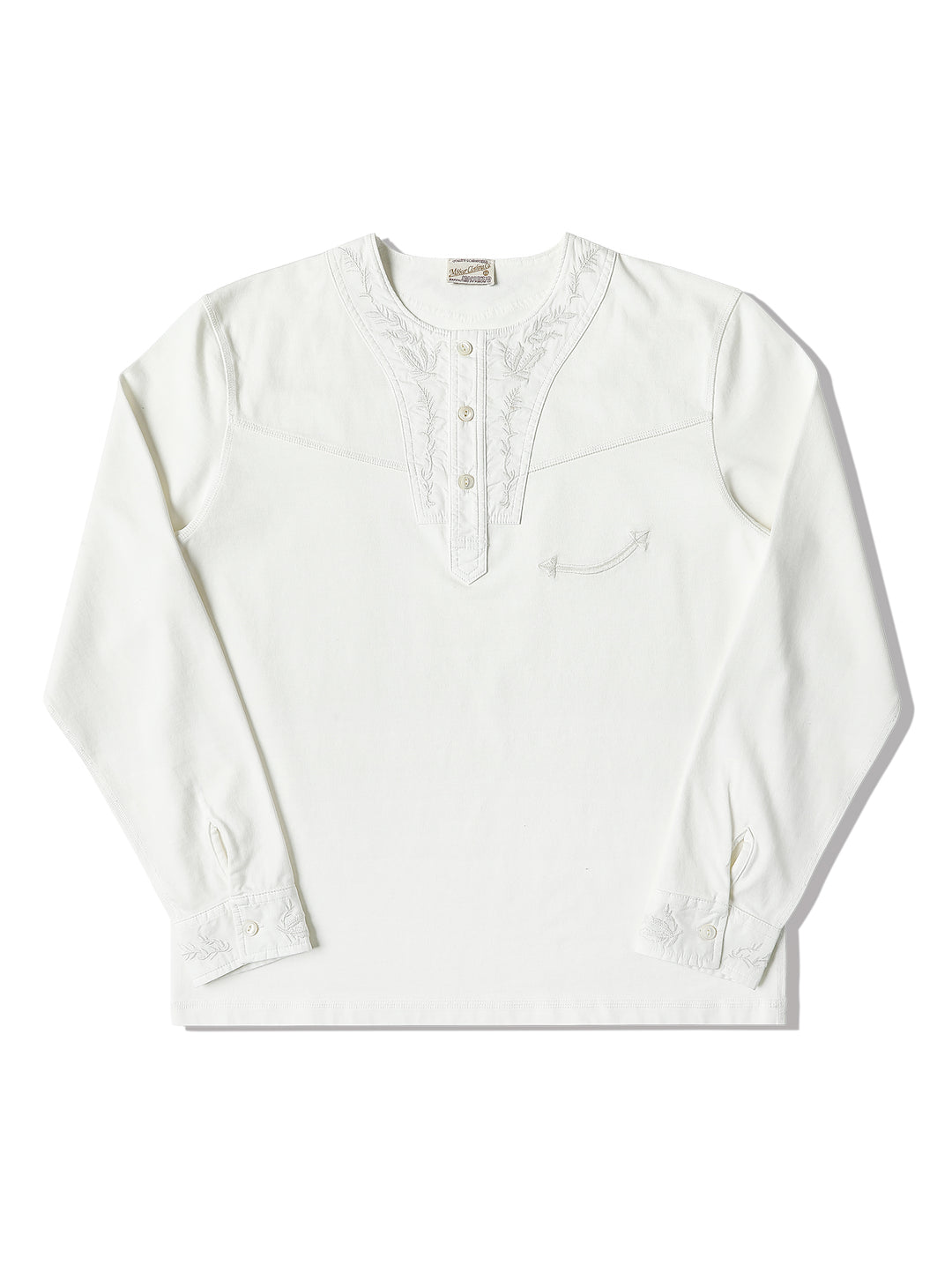 Western Series Embroidery Poet Shirt