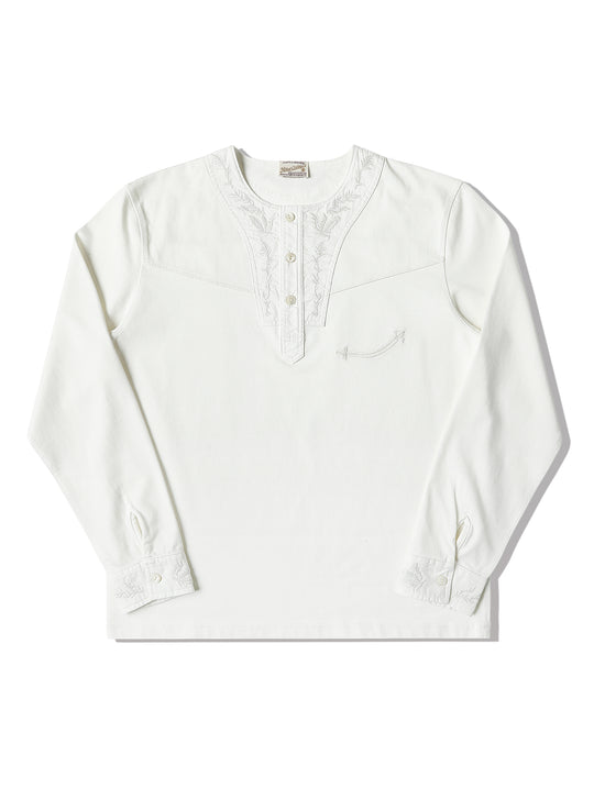Western Series Embroidery Poet Shirt