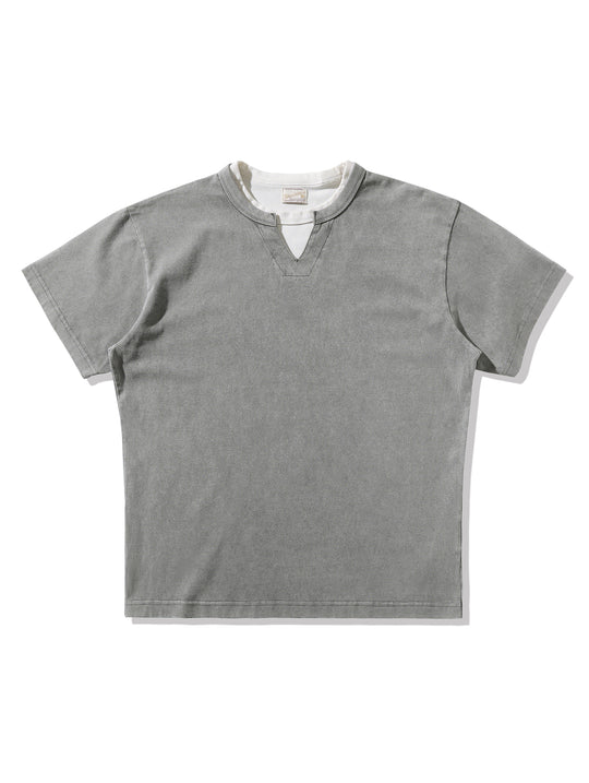 Mock Two-piece T-shirt