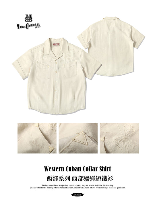 Western Cuban Collar Shirt