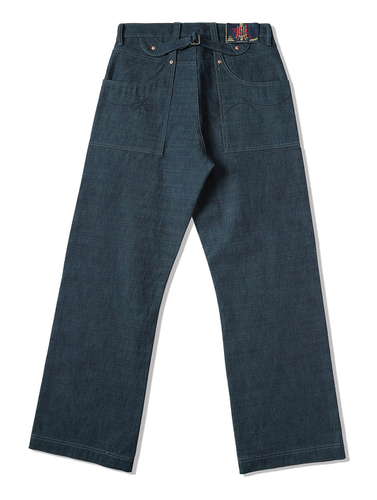 Ba Series 11.5OZ Double Knee Wide-Leg pants