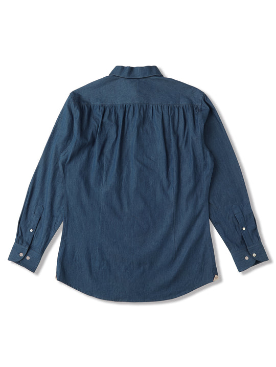 Riviera One-Piece Collar Denim Shirt