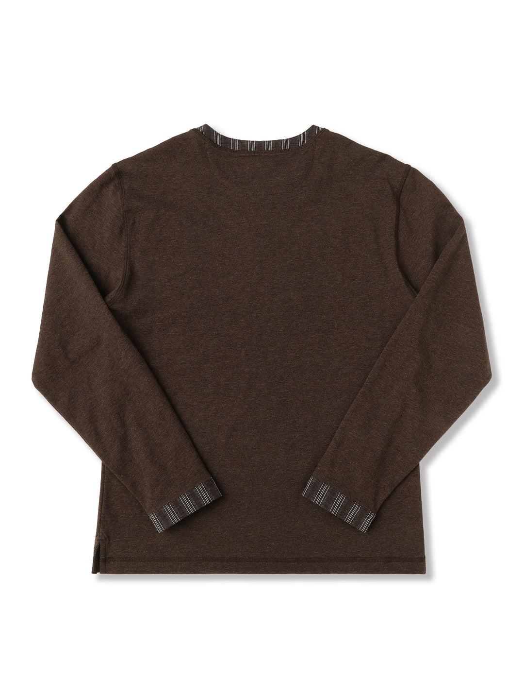 Western Series Striped Panel Henley shirt