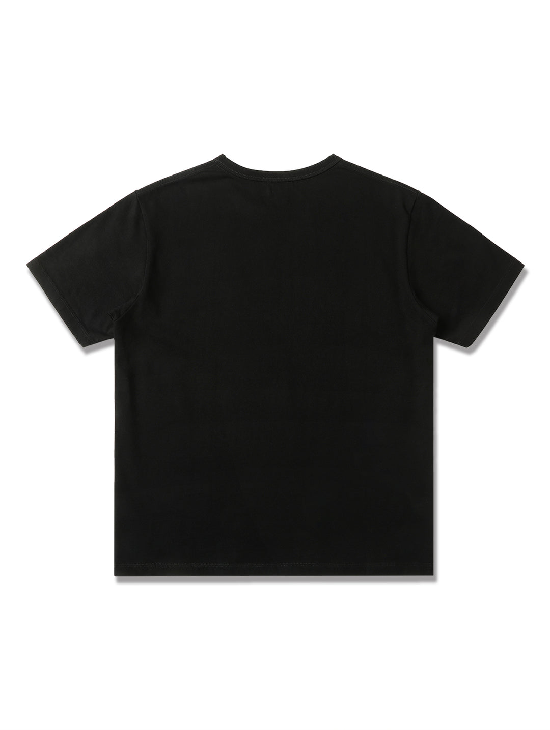Three-Color Regular-Fit Crew Neck T-shirt-White