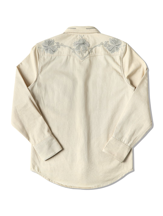 Western Series Desert Lily White Denim Shirt