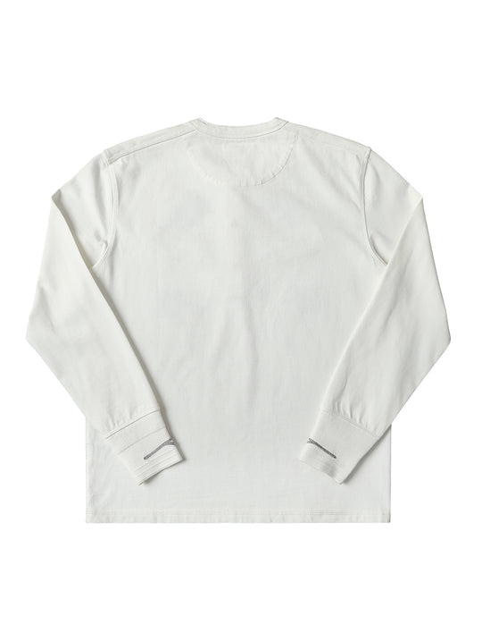 Mvc&Co. Desert Lily Embroidered Henley shirt