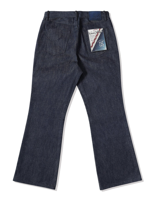 RAN Flared jeans-Plant Dyeing Indigo