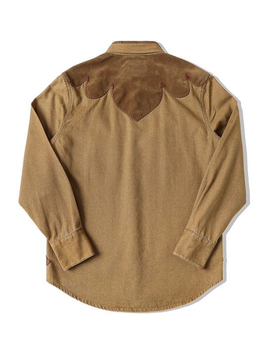 Western Series Yoke Patchwork Shirt