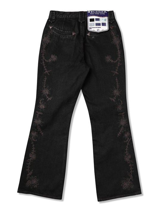 Mvc&Co. 722# Western Embroidered Flare jeans
