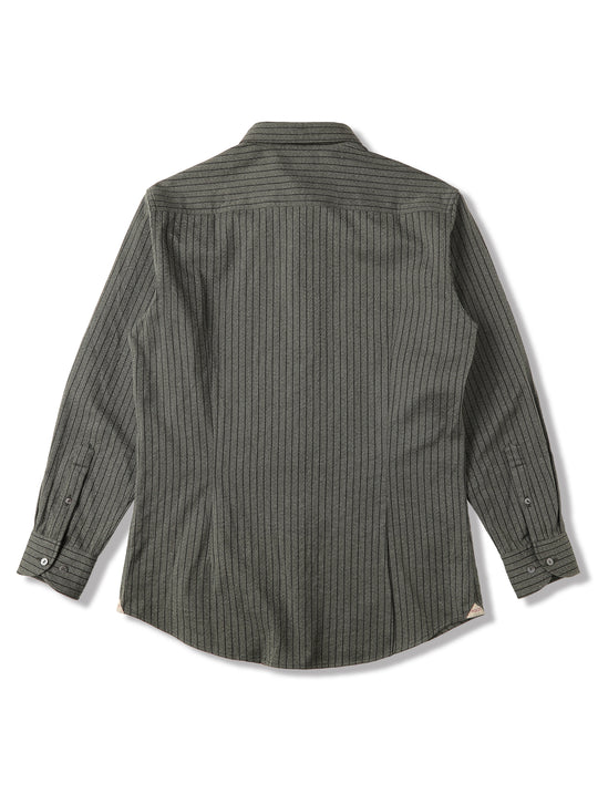 Long-Point Button-Down Work shirt