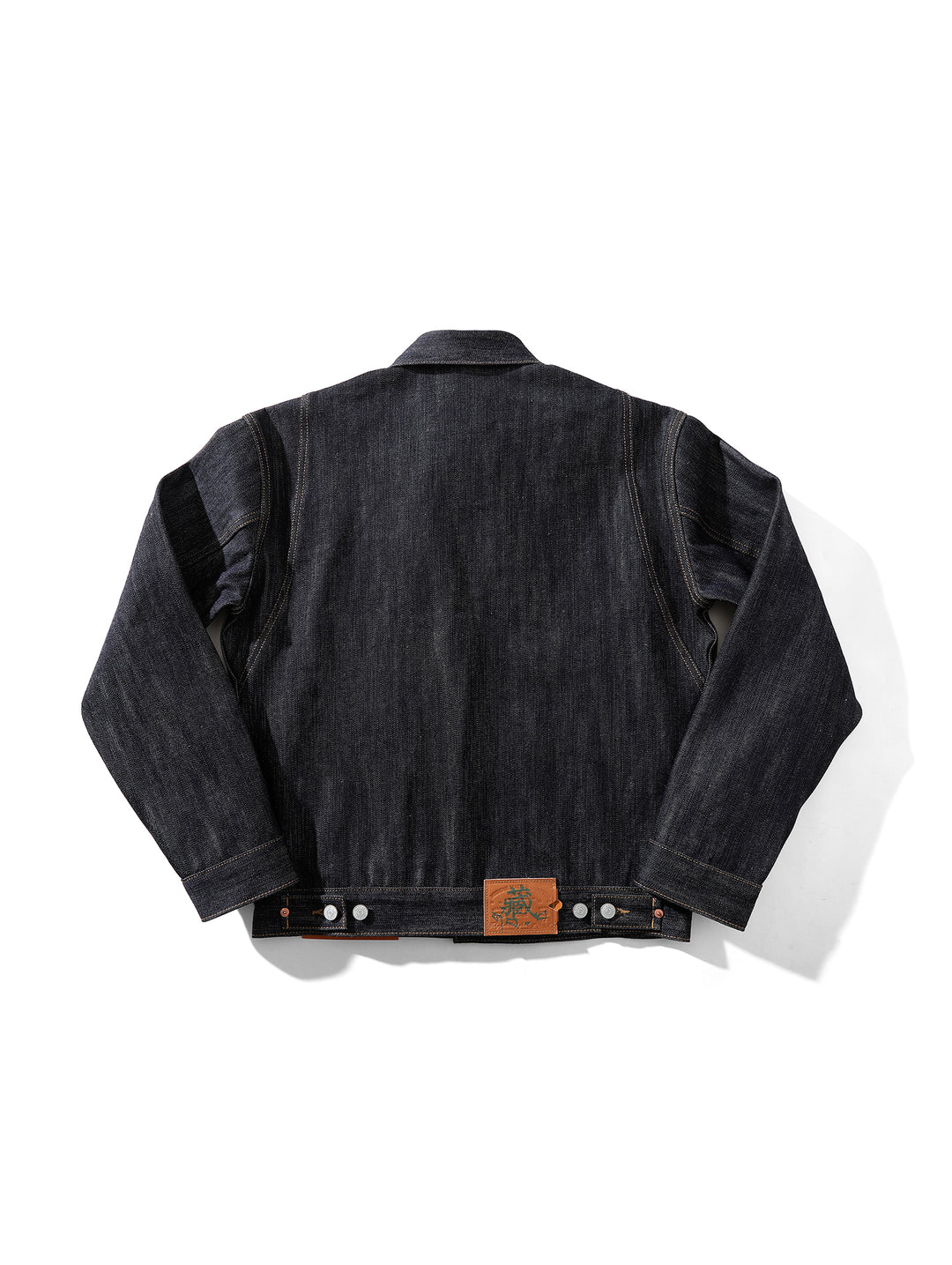 Xizang Collection Yellow Prayer Flag Core-Dyed Denim Type2 Jacket