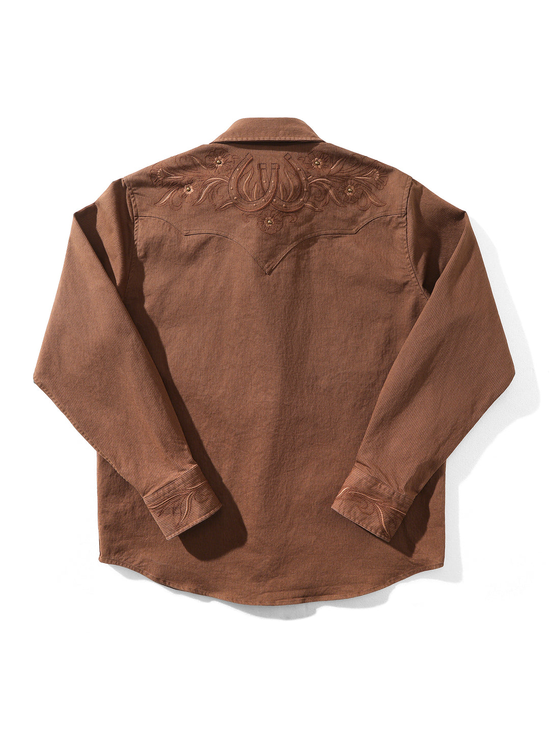 Western Series Paisley Print Rivet Yarn-Dyed Shirt