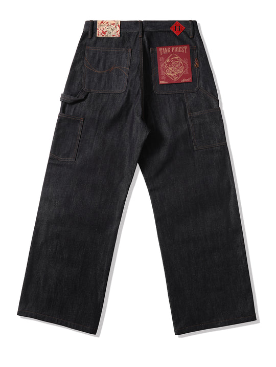 Journey to the West Series Wide-Leg jeans-Monk Tang Sanzang