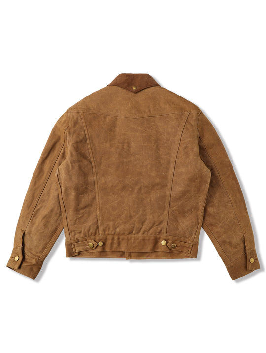 Western Series 16oz Oil-Waxed Canvas Type3 Trucker Jacket