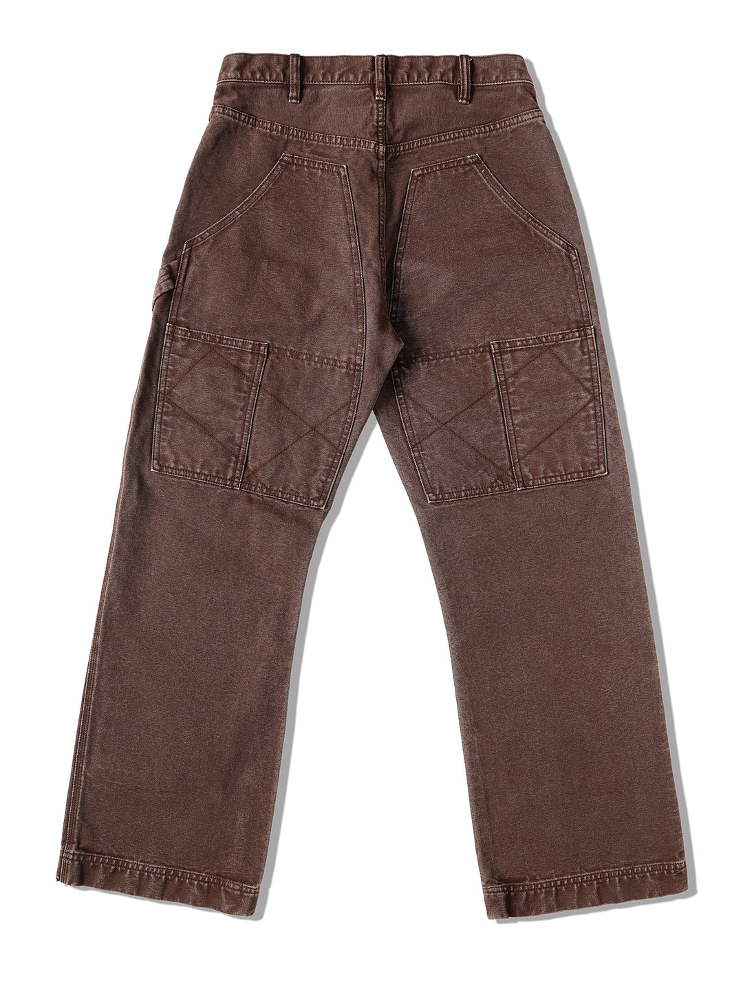 16OZ Red Mud Dyeing Selvedge Denim Wide-Leg jeans