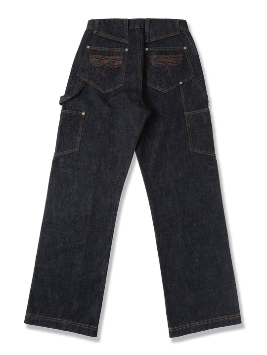 Western Series 16.4 OZ Logger IV Wide-Leg jeans