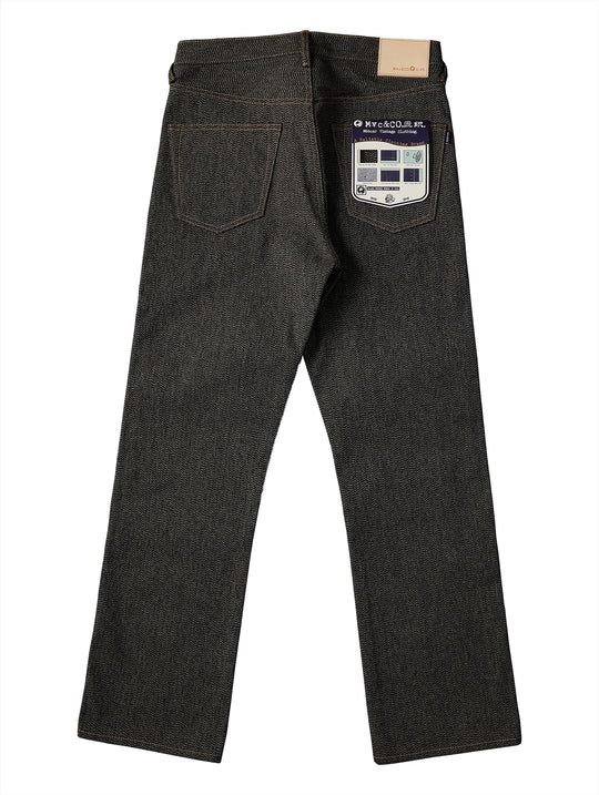Mvc&Co. 719# Salt-and-Pepper Straight-Fit jeans