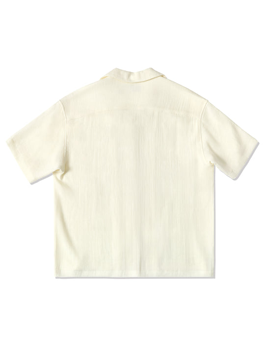 Flax Cuban Collar Shirt