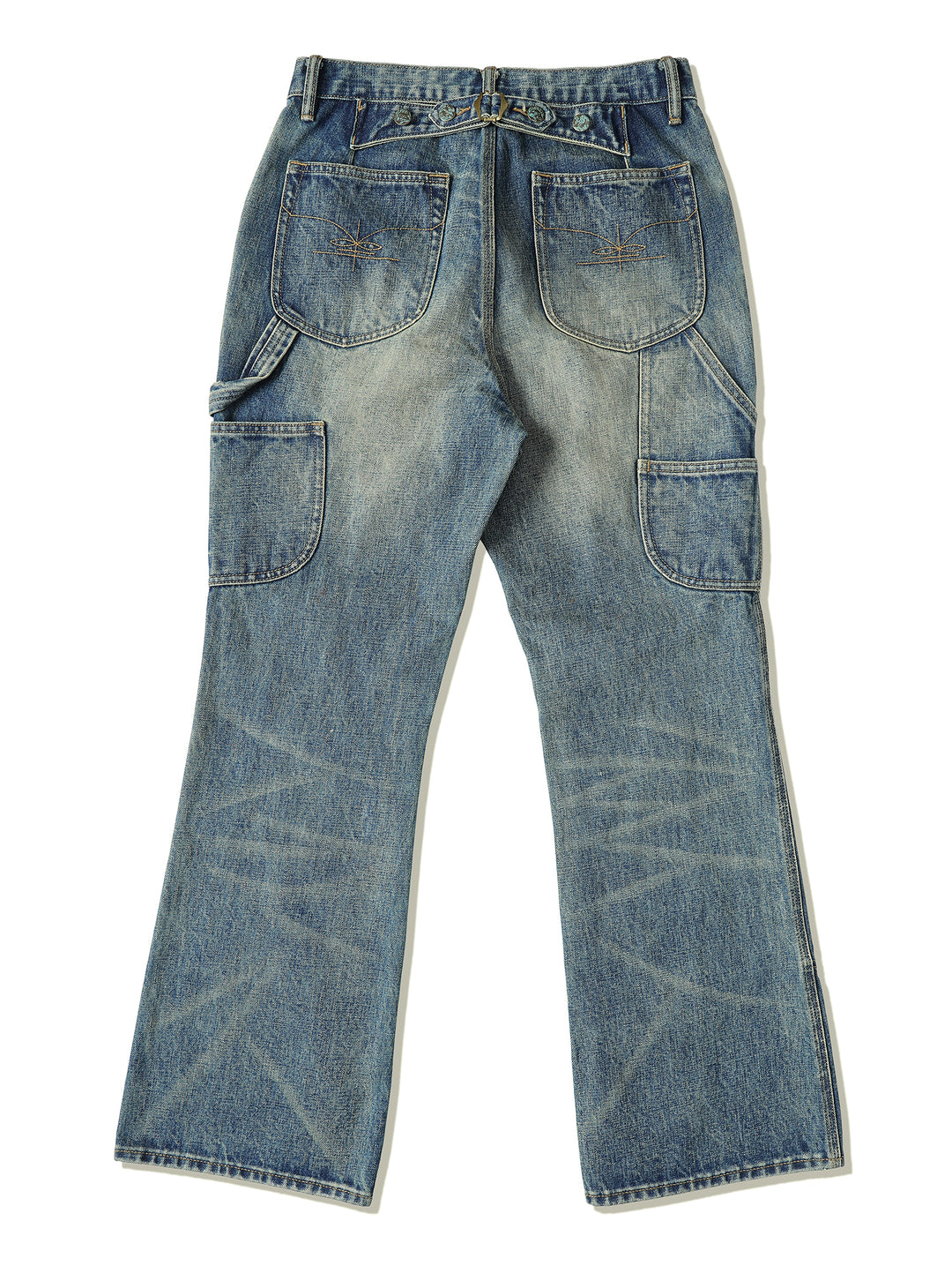 Western Series 16.4OZ Logger Flared jeans-Dirtying Process Wash
