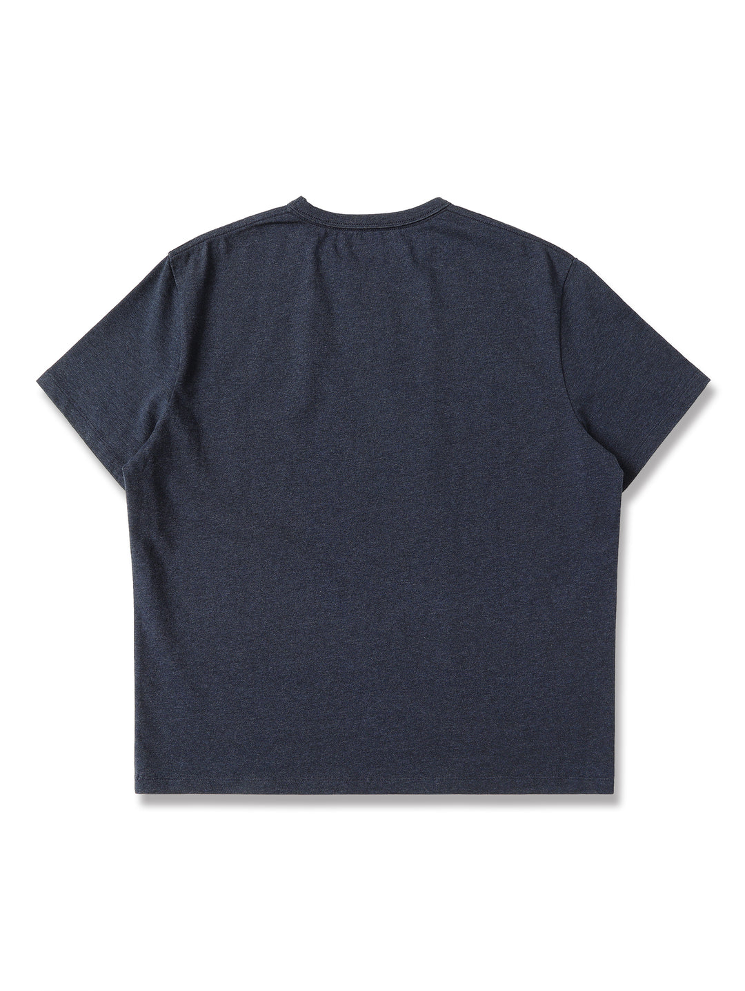 Blue Heather T-shirt-Dark blue