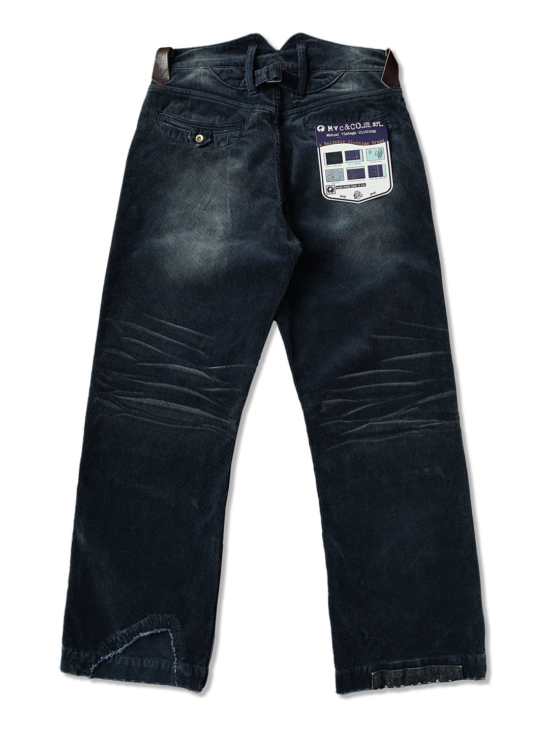 Mvc&Co. 717# Patchwork corduroy wide-leg pants