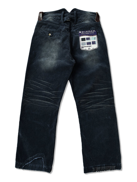 Mvc&Co. 717# Patchwork corduroy wide-leg pants