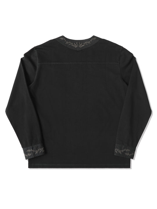 Western Series Embroidery Poet Shirt