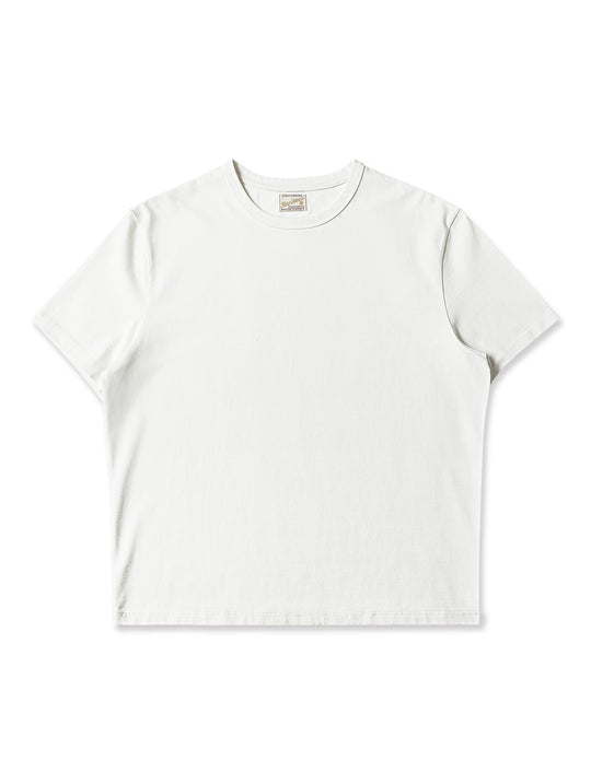 Three-Color Regular Loose-Fit Crew Neck T-shirt-Gray