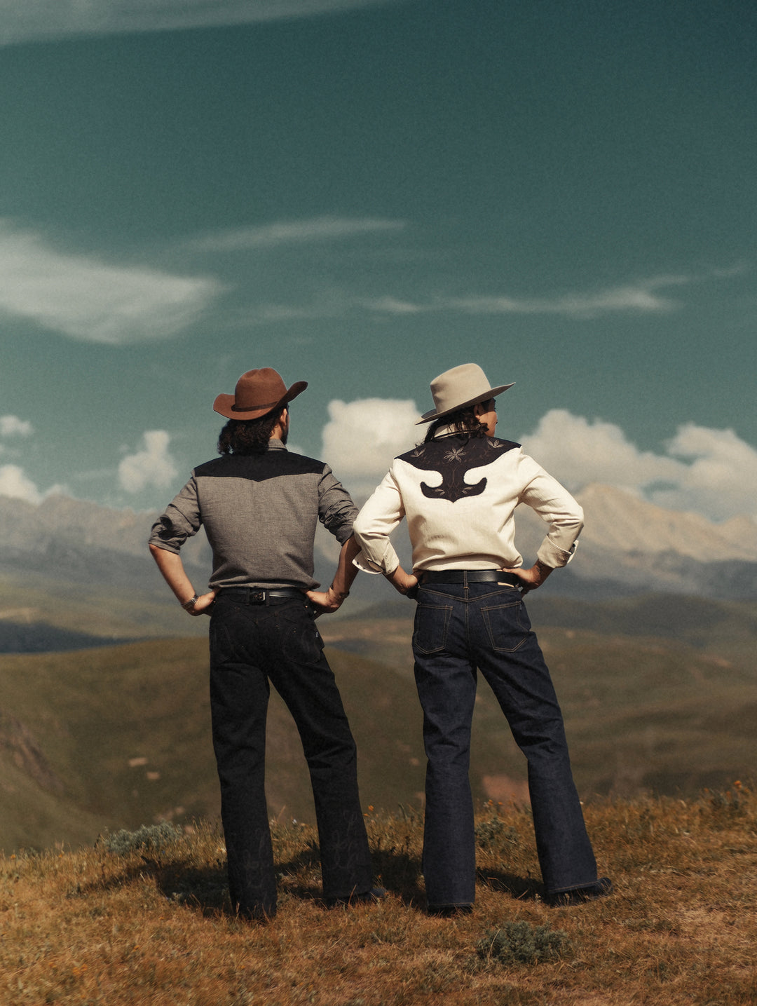 Mvc&Co. Gambler Card Pattern Embroidered Shirt