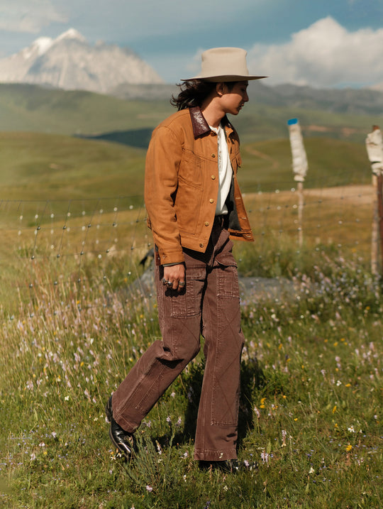Mackinaw Wool Oil-Waxed Canvas Cruiser Jacket