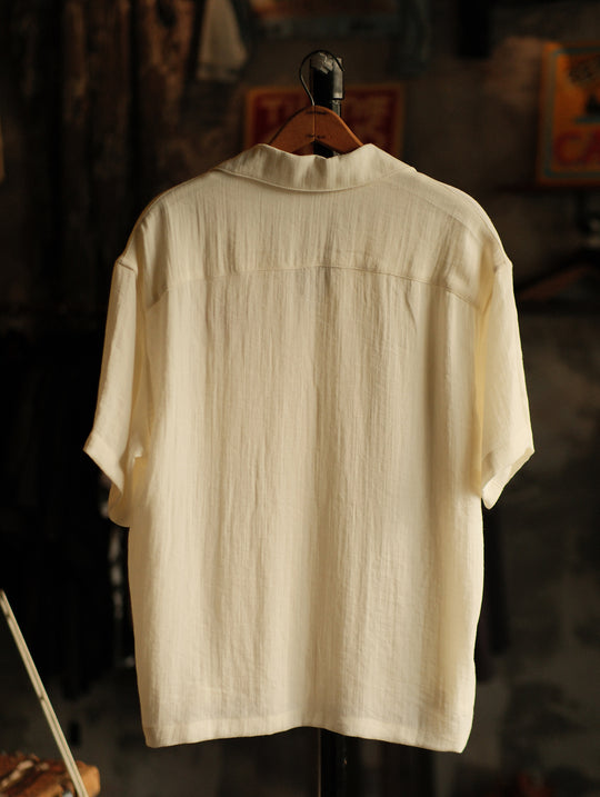 Flax Cuban Collar Shirt