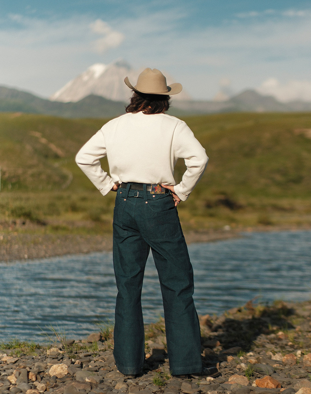 Ba Series 11.5OZ Wide-Leg pants