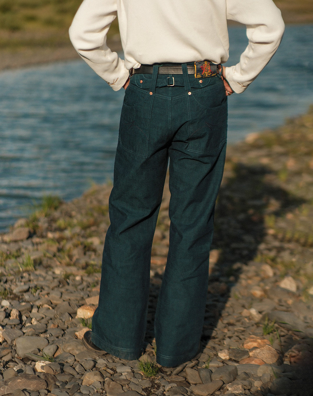 Ba Series 11.5OZ Wide-Leg pants