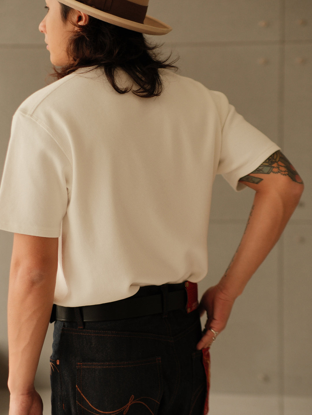 240그램 더블 원사 헨리 셔츠 