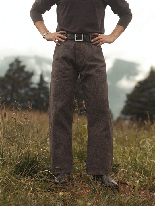 Mvc&Co. 724# Salt-and-Pepper Wide-Leg jeans