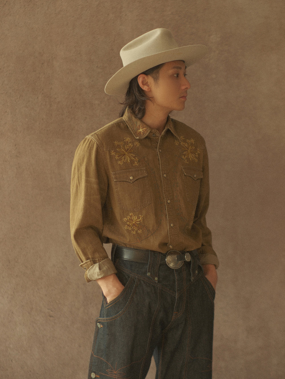 Western Series Poison Iris Floral Western shirt