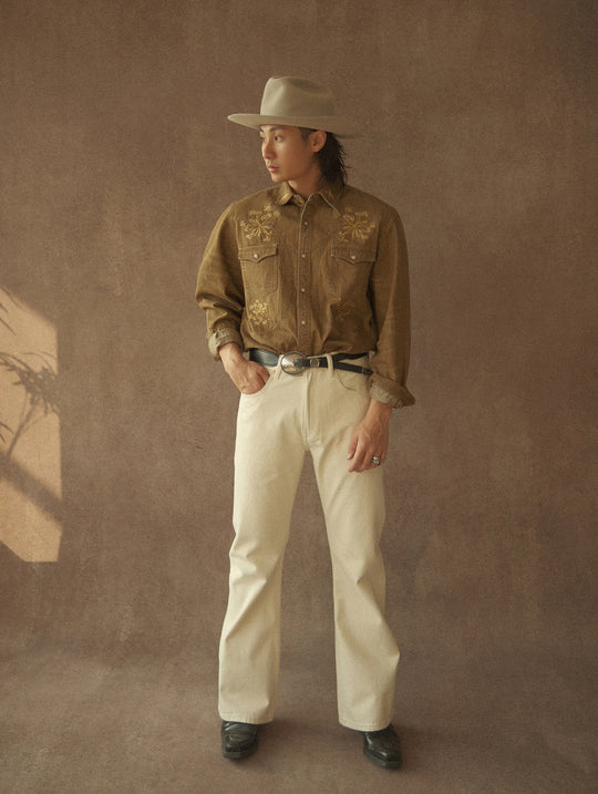 Western Series Poison Iris Floral Western shirt