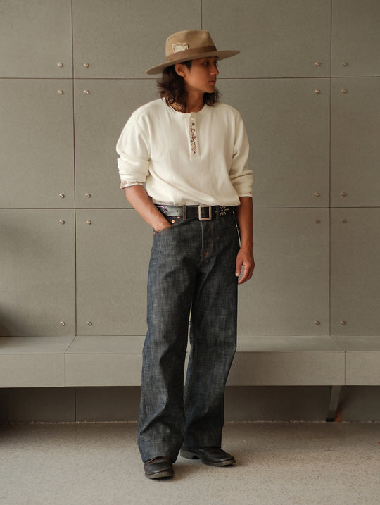 16OZ "UNAUTHORIZED" 705 Wide-Leg jeans