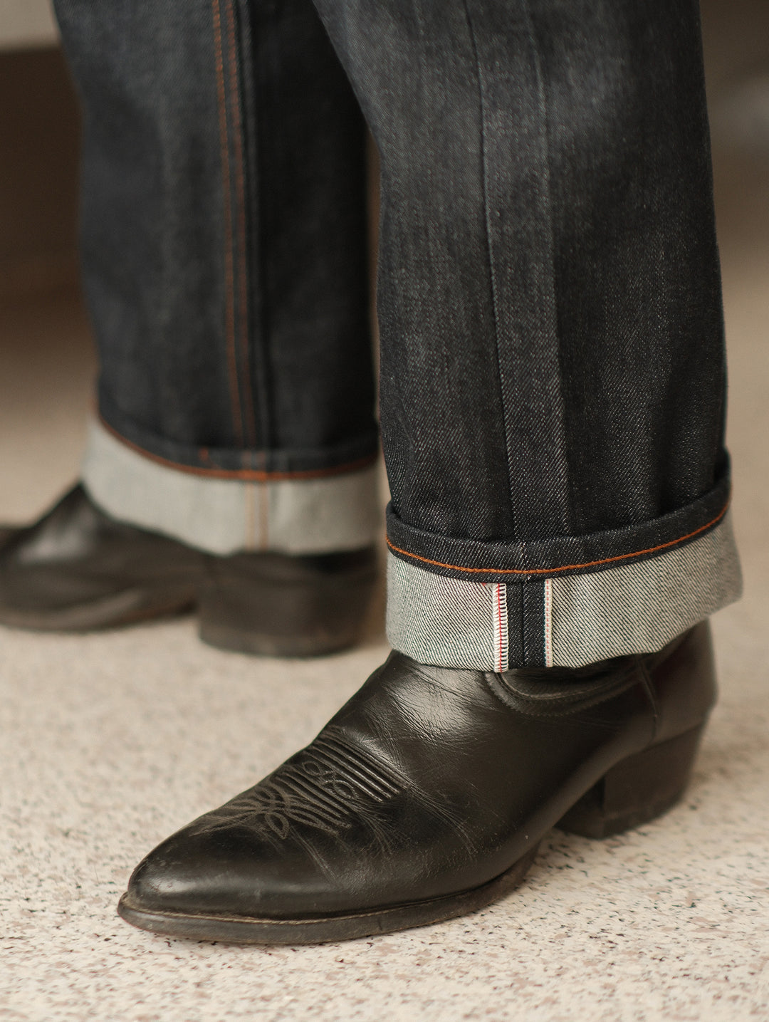 "The Last Yard" 14OZ 701 Straight-fit jeans