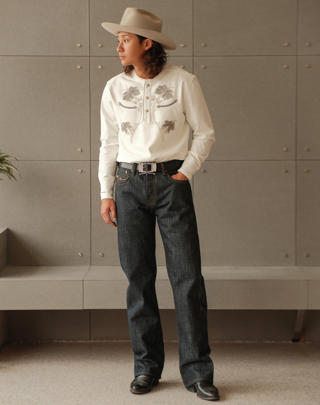 19.5OZ Heavyweight Series 701 Straight-Fit jeans-Raw
