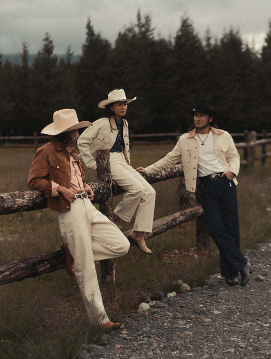 Western Series Yarn-dyed Striped Jacquard shirt